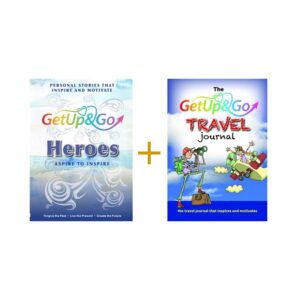 *** SPECIAL OFFER BUNDLE *** Get Up and Go Heroes & Travel Journal