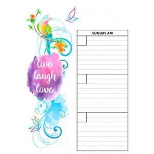 Weekly Planner Get Up and Go