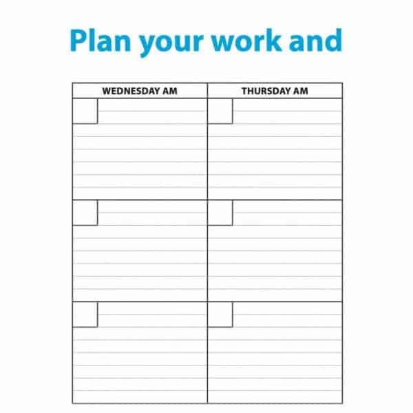 Weekly Planner Teen Diary Theme
