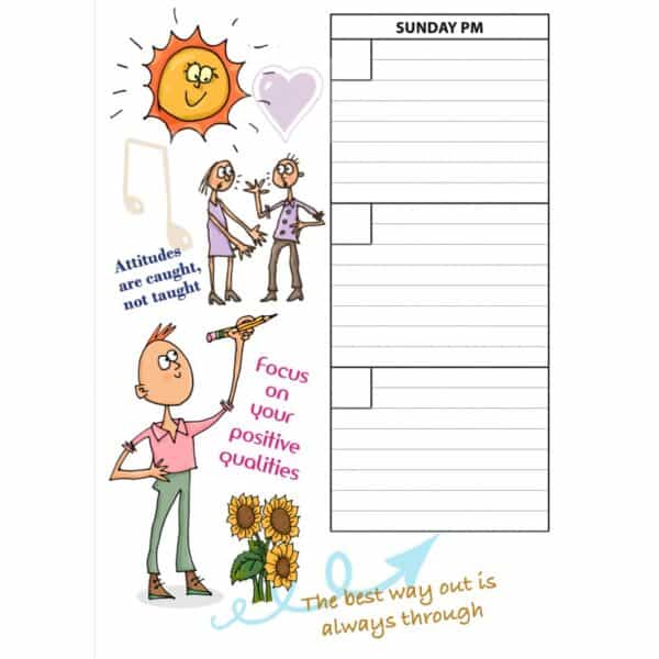 Weekly Planner Teen Diary Theme