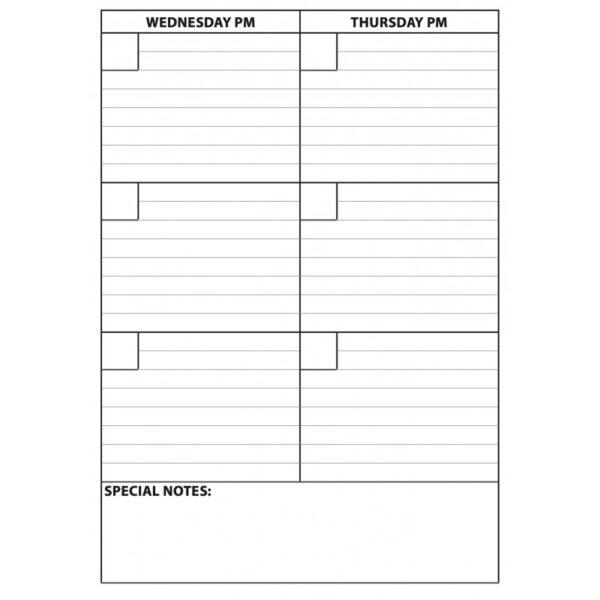 Weekly Planner Get Up and Go