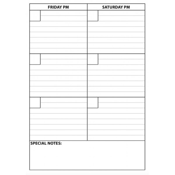 Weekly Planner Get Up and Go