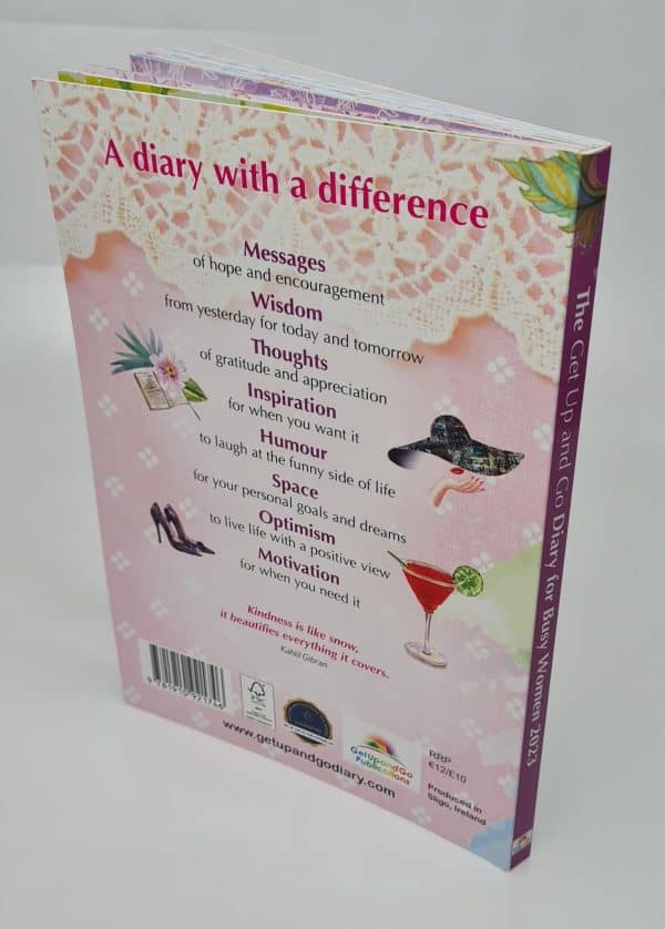 GetUpAndGo Diary for Busy Woman - Back