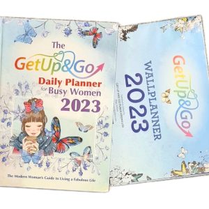 The GetUpAndGo Daily Planner for Busy Women and Wall Planner