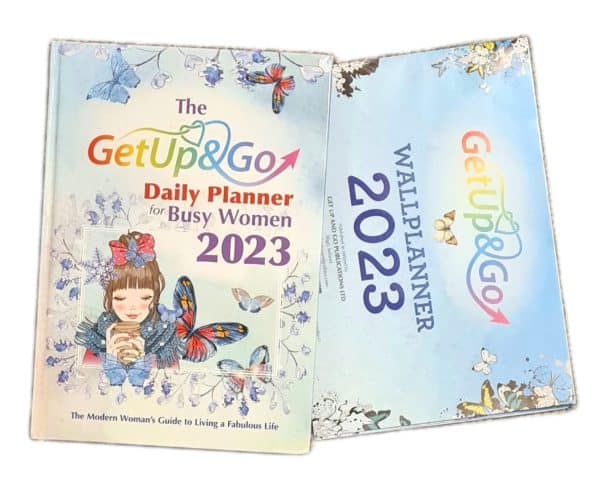 The GetUpAndGo Daily Planner for Busy Women and Wall Planner