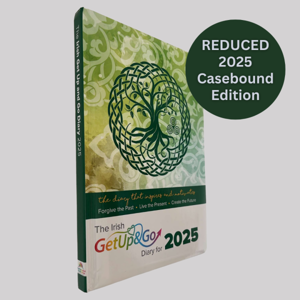 CASEBOUND Irish Get Up & Go Inspirational Diary 2025