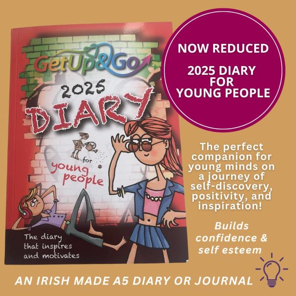 Young Person's Diary 2025 - A5 Colourful Diary with Quotes