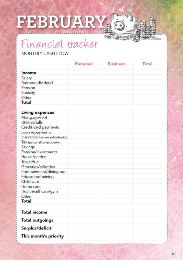 480 Page Daily Planner for Busy Women 2026 - Image 2