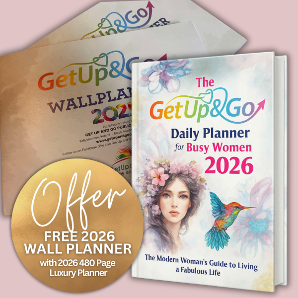 480 Page Daily Planner for Busy Women 2026