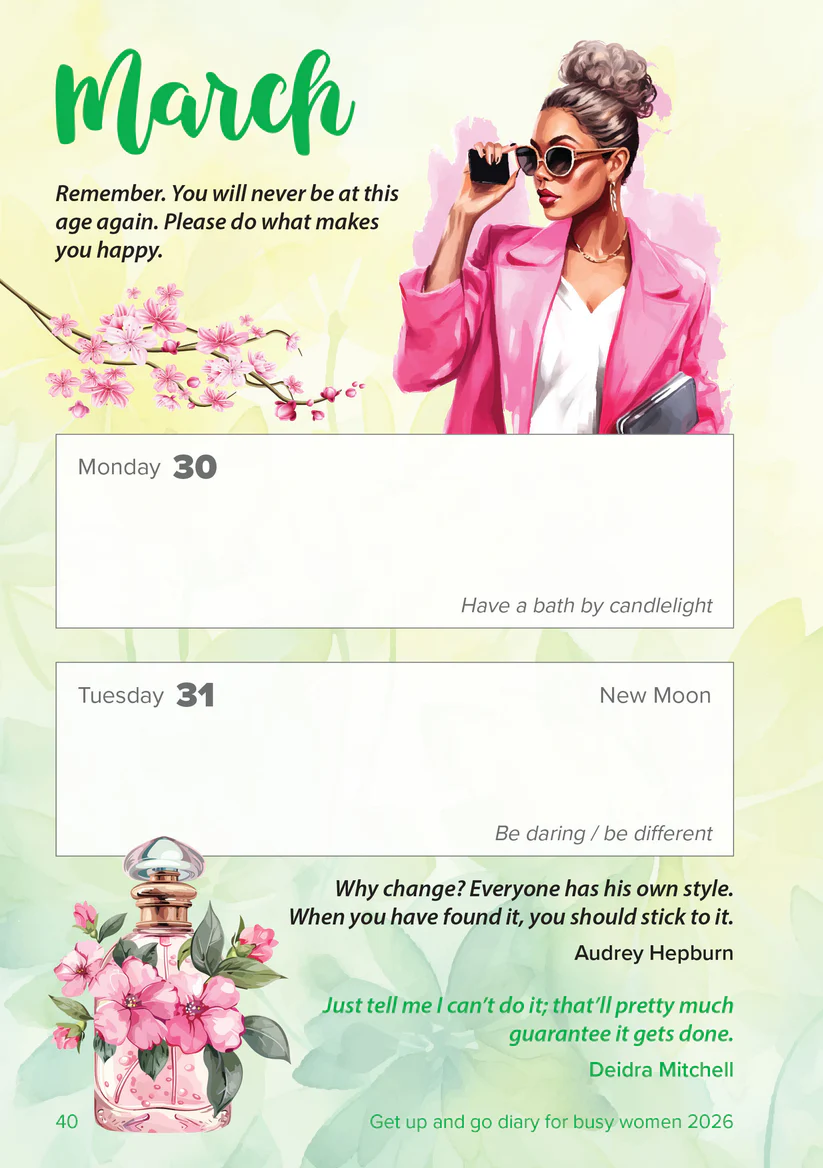 The Get Up & Go Diary for Busy Women 2026 - Image 4
