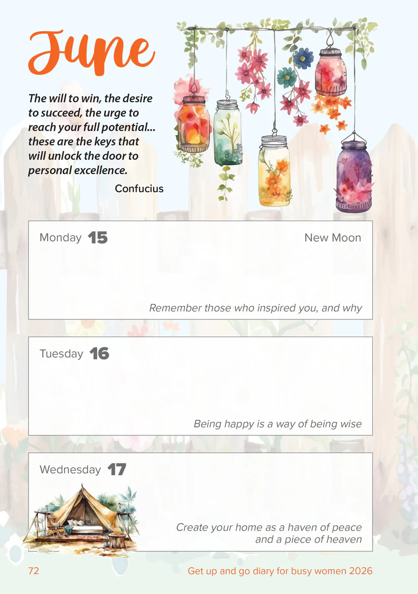 The Get Up & Go Diary for Busy Women 2026 - Image 6