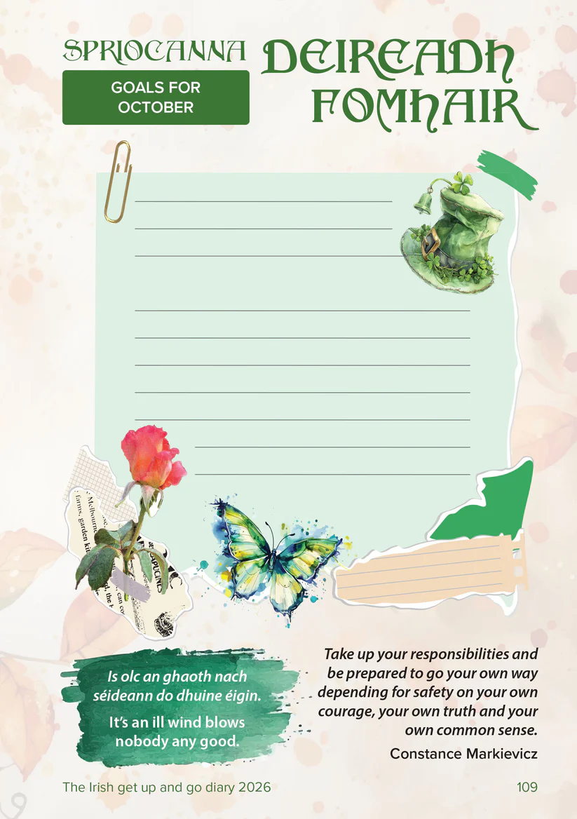 CASEBOUND Irish Get Up & Go Diary 2026 - Image 6