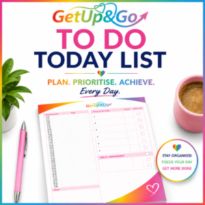 To Do Today List - planner organise, prioritise, achieve - 1