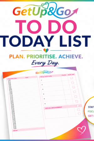 To Do Today List - planner organise, prioritise, achieve - 1
