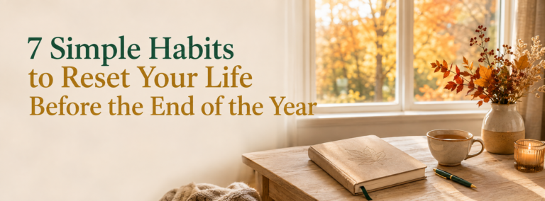 7 Simple Habits to Reset Your Life Before the End of the Year