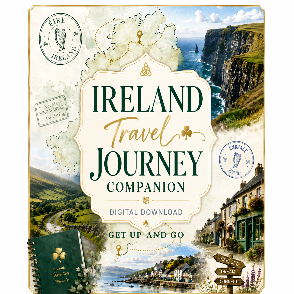 Ireland Travel Journal Digital Download