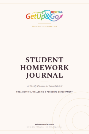 Student Homework Journal — Undated (Printable & Fillable PDF)